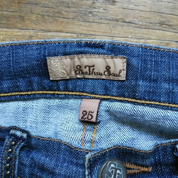 STS See Thru Soul- I am Frankie Bootcut Jeans - Picture 5 of 8